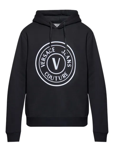 Versace Jeans Couture hoodie con logo estampado