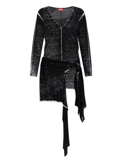 Diesel tie-detail asymmetric dress