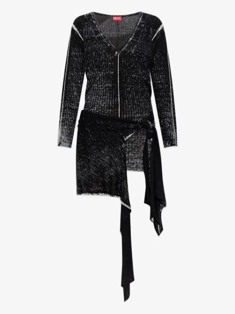 Diesel M-Egaknot mini dress.