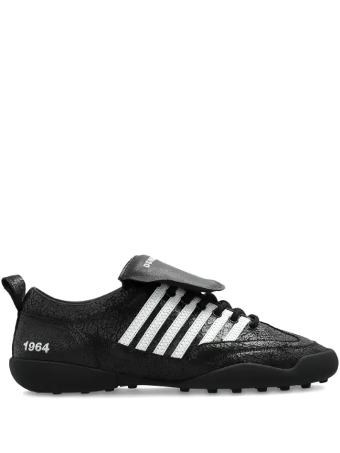 DSQUARED2 stripe-detail leather sneakers