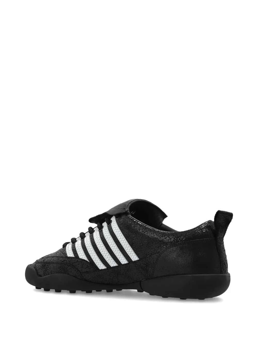 Dsquared2 Round Toe Low Top Lace-up Sneakers