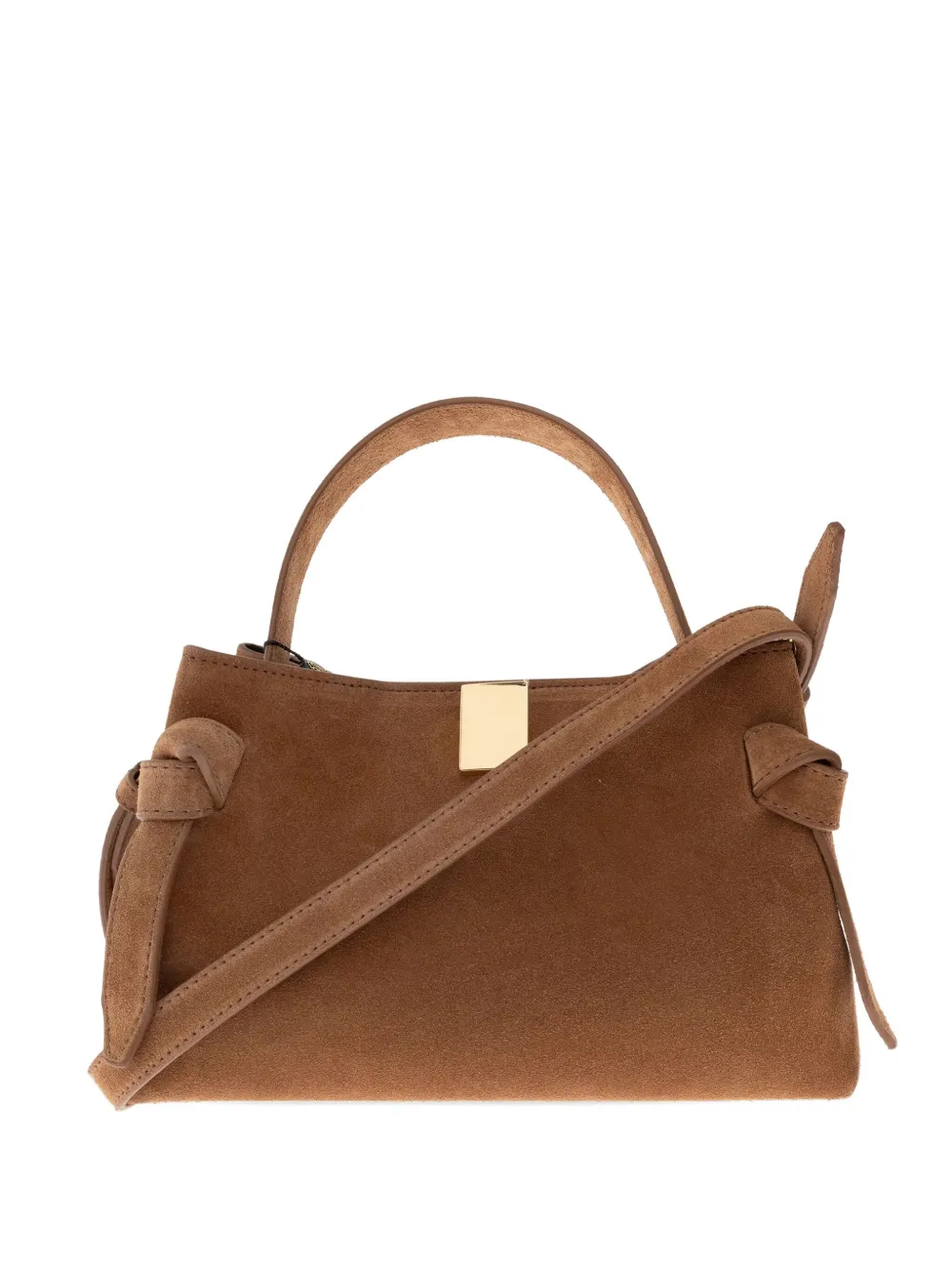 Yuzefi Gyoza suede cross body bag Bruin
