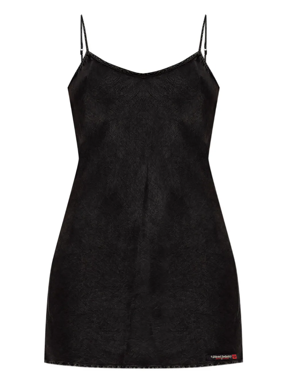 Diesel spaghetti-strap slip dress - ブラック Diesel spaghetti-strap slip dress - ブラック