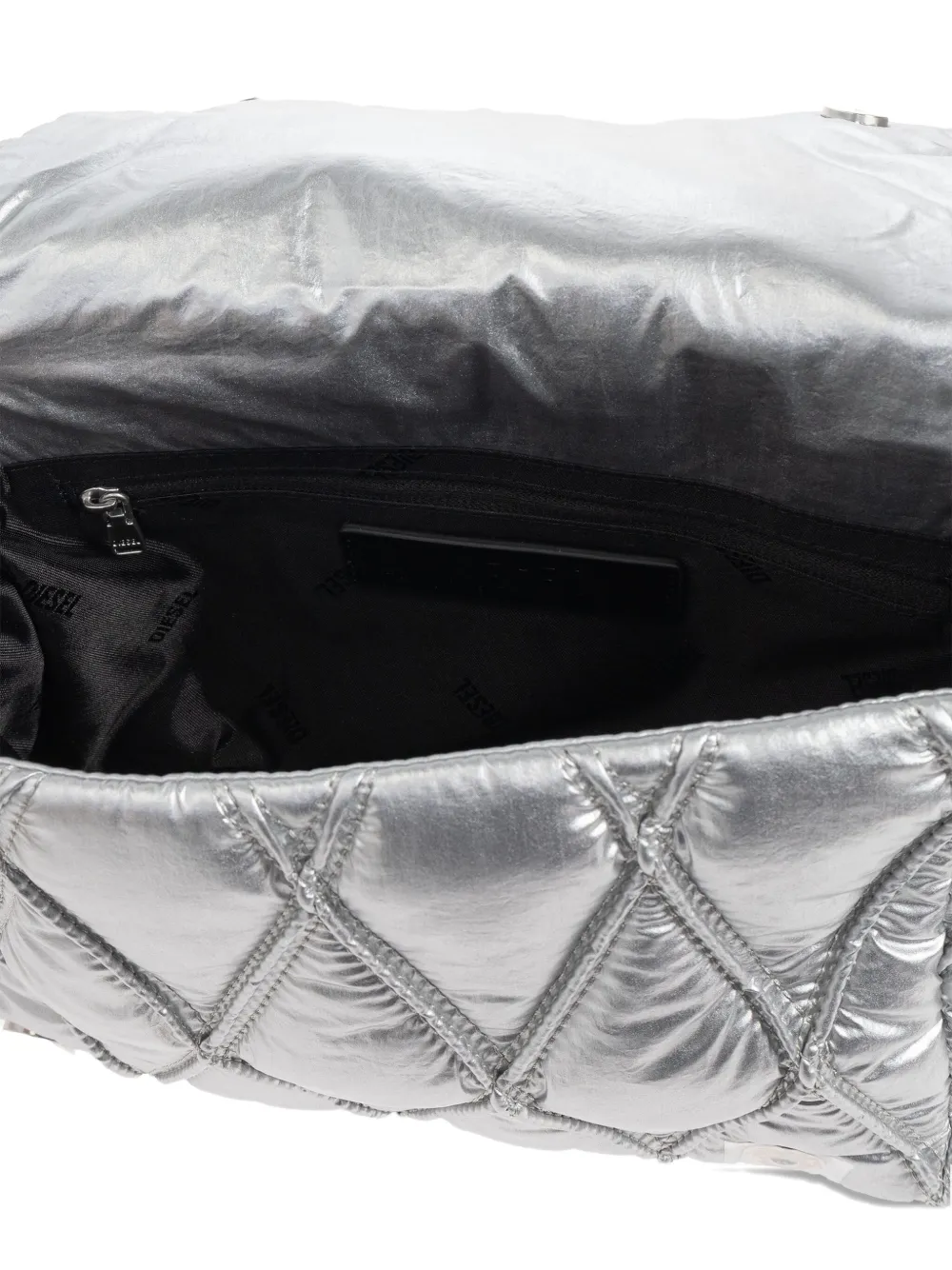 Diesel Charm-D kleine schoudertas Grijs