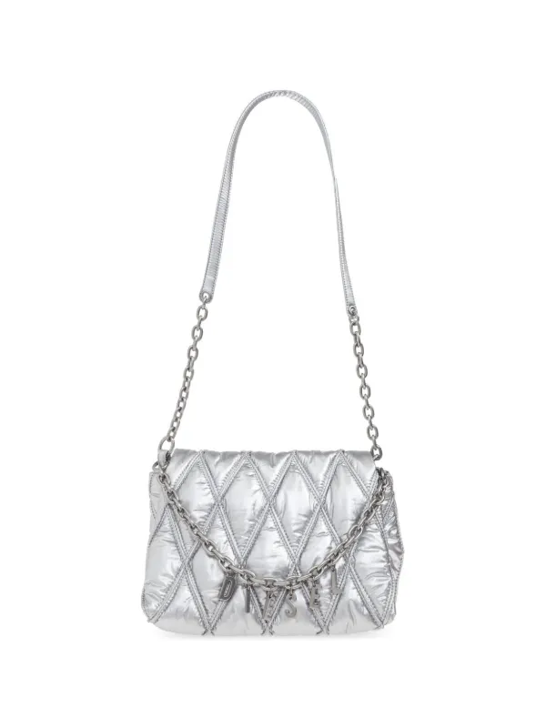 Diesel Charm-D ショルダーバッグ M | グレー | FARFETCH JP