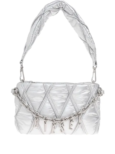 Diesel Charm-D quilted clutch bag