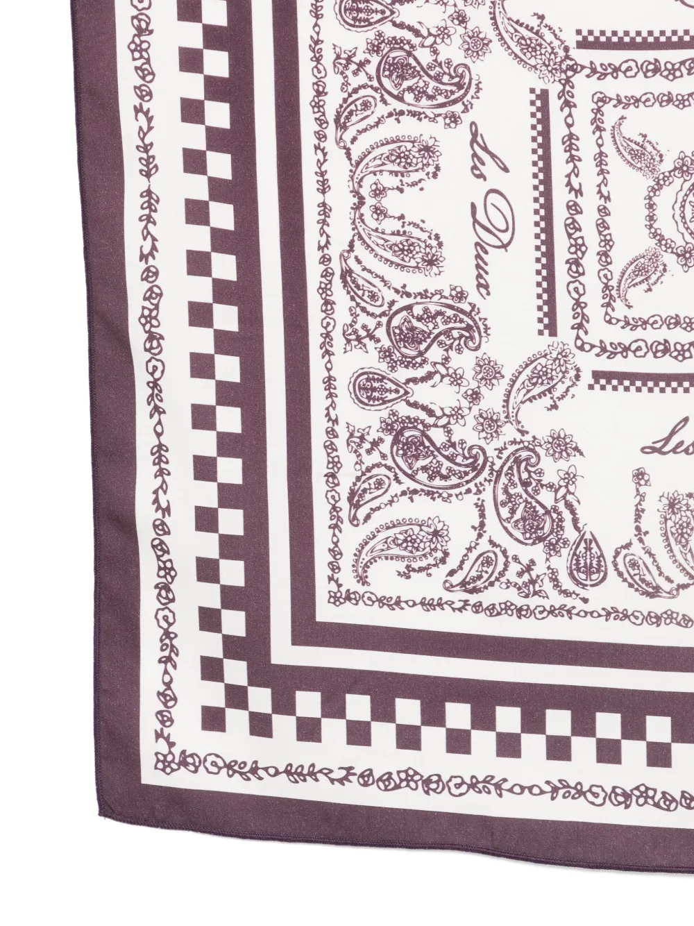 Les Deux Sjaal met paisley-print Beige