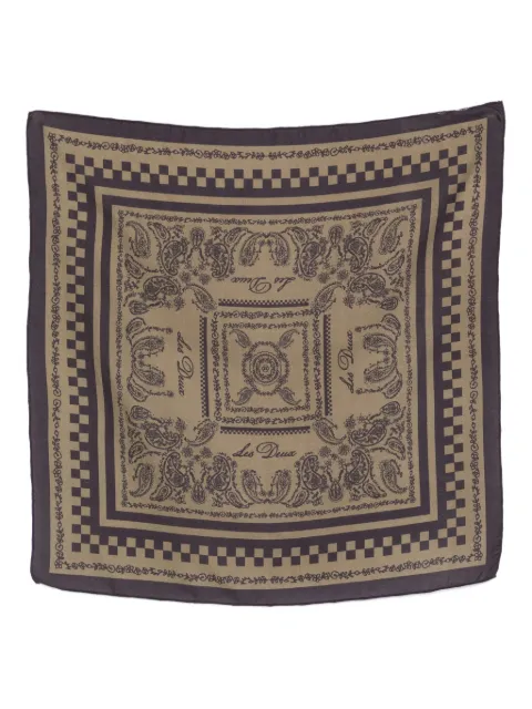 Les Deux paisley-print scarf