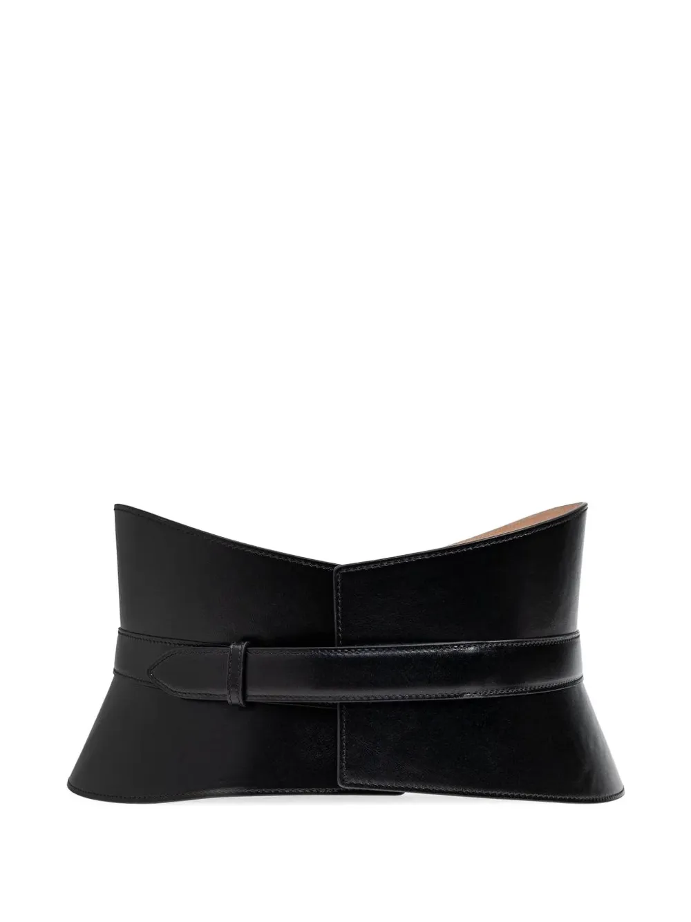 Alaïa Neo Bustier leather belt | Black | Image 1