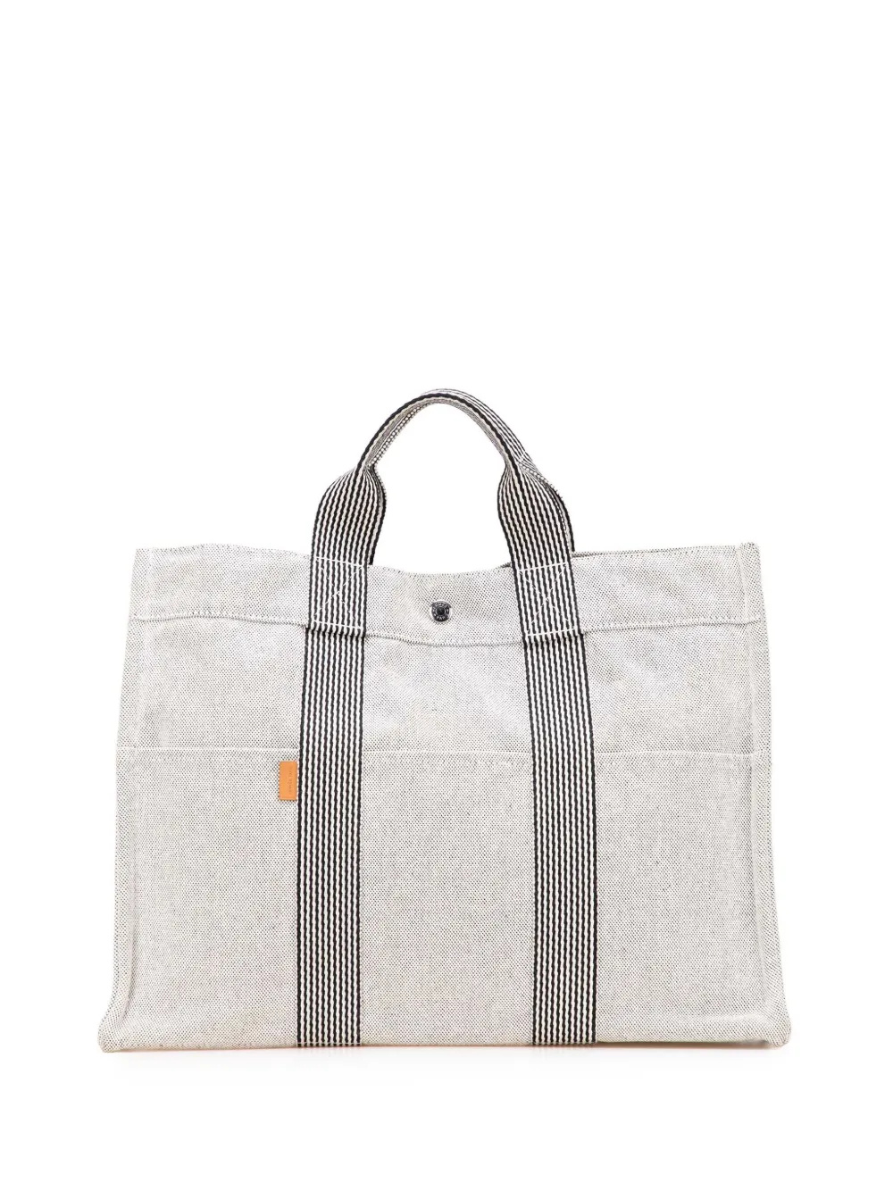 Hermès Pre-Owned 1990-2010 Canvas Fourre Tout MM tote bag - グレー Hermès Pre-Owned 1990-2010 Canvas Fourre Tout MM tote bag - グレー