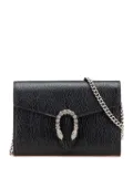 Gucci Pre-Owned 2016-2025 Leather Dionysus Wallet on Chain crossbody bag - Black