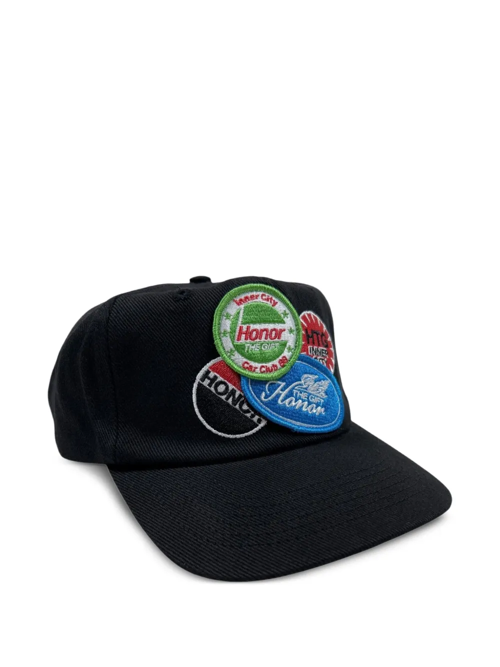 Honor The Gift Fuel truckerpet verfraaid met patch Zwart