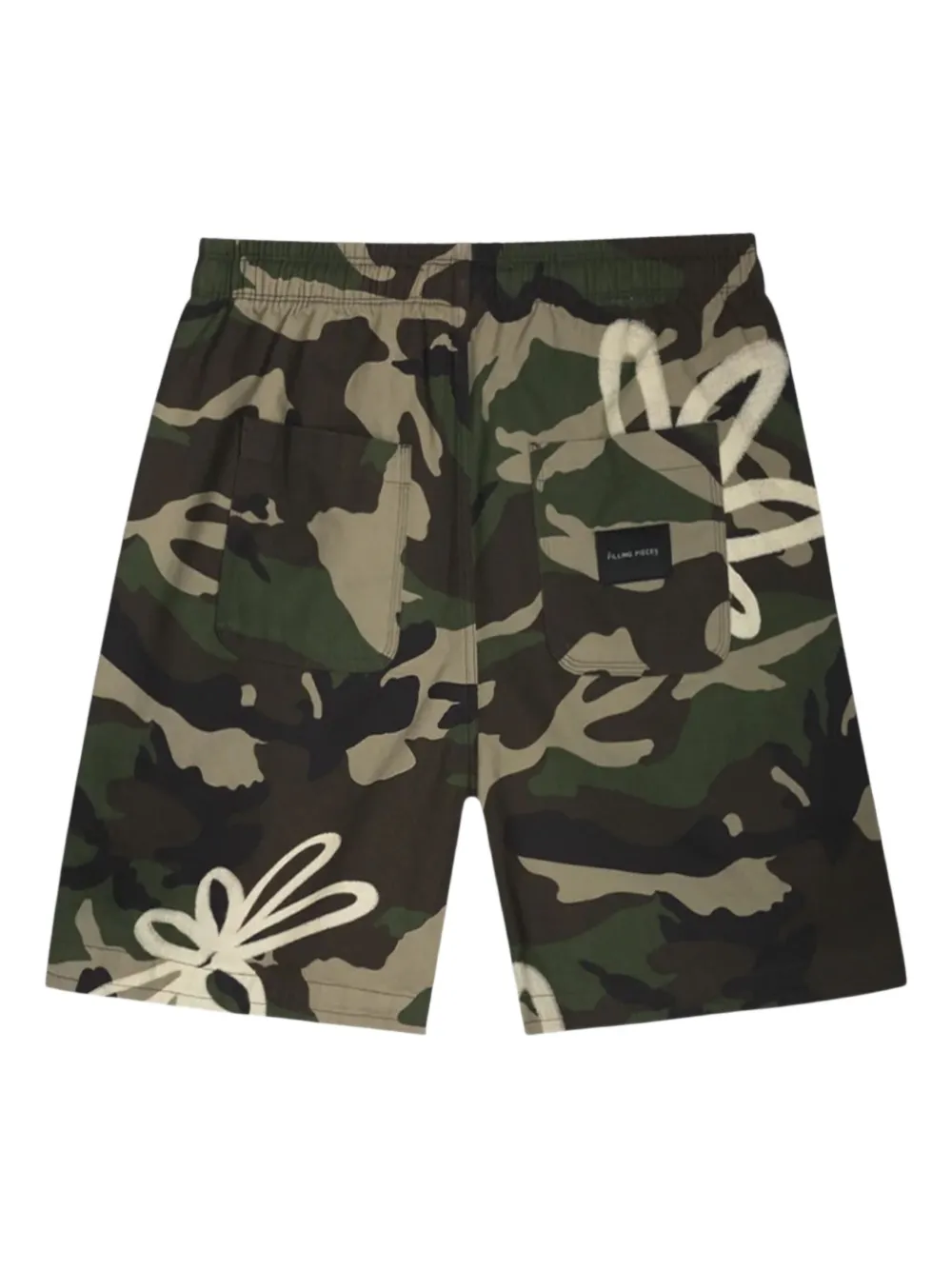 Filling Pieces Camouflage-pattern Shorts In Green
