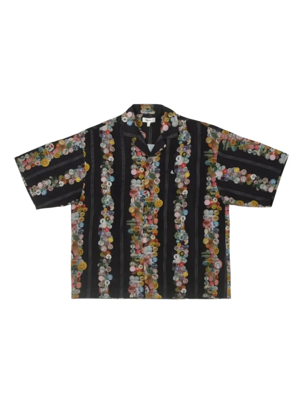 BLDG4 button-detail striped shirt | Image 2