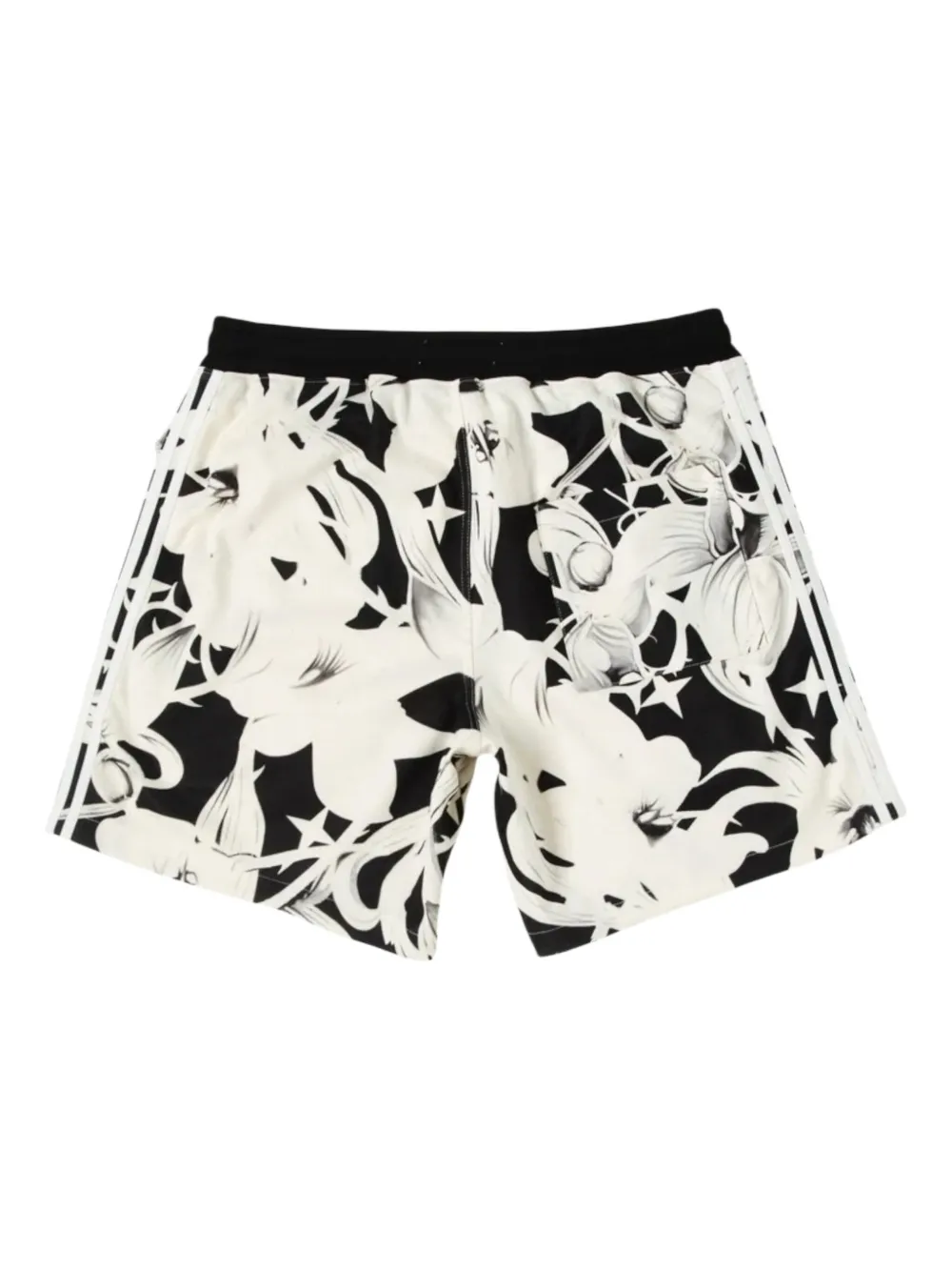 BLDG4 floral-print adjustable-waist shorts | Track & Running Shorts | Image 2