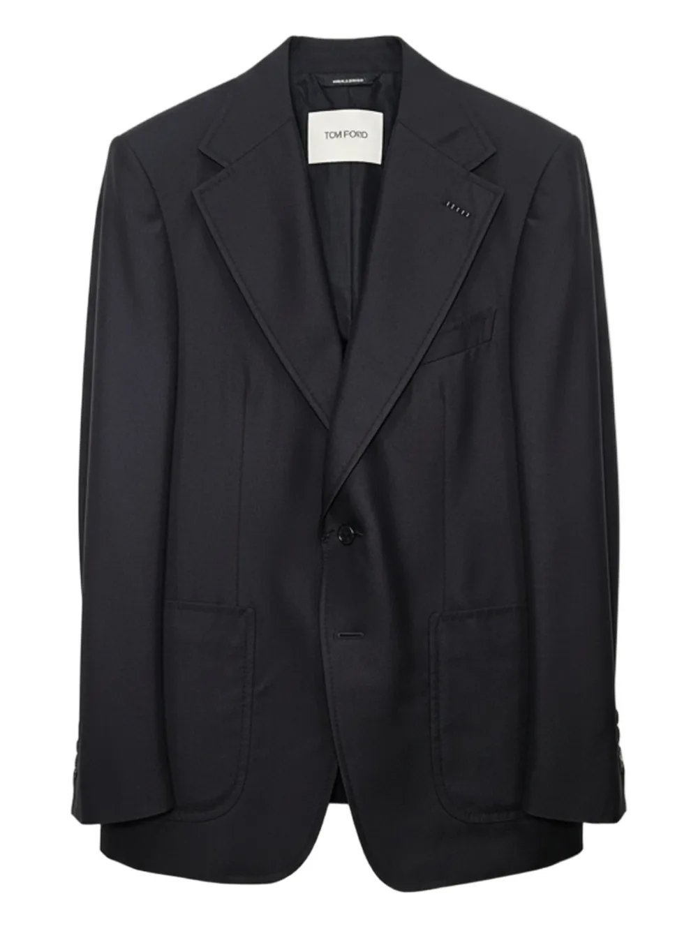 TOM FORD notched-lapel patch-pocket blazer | Black | Image 1