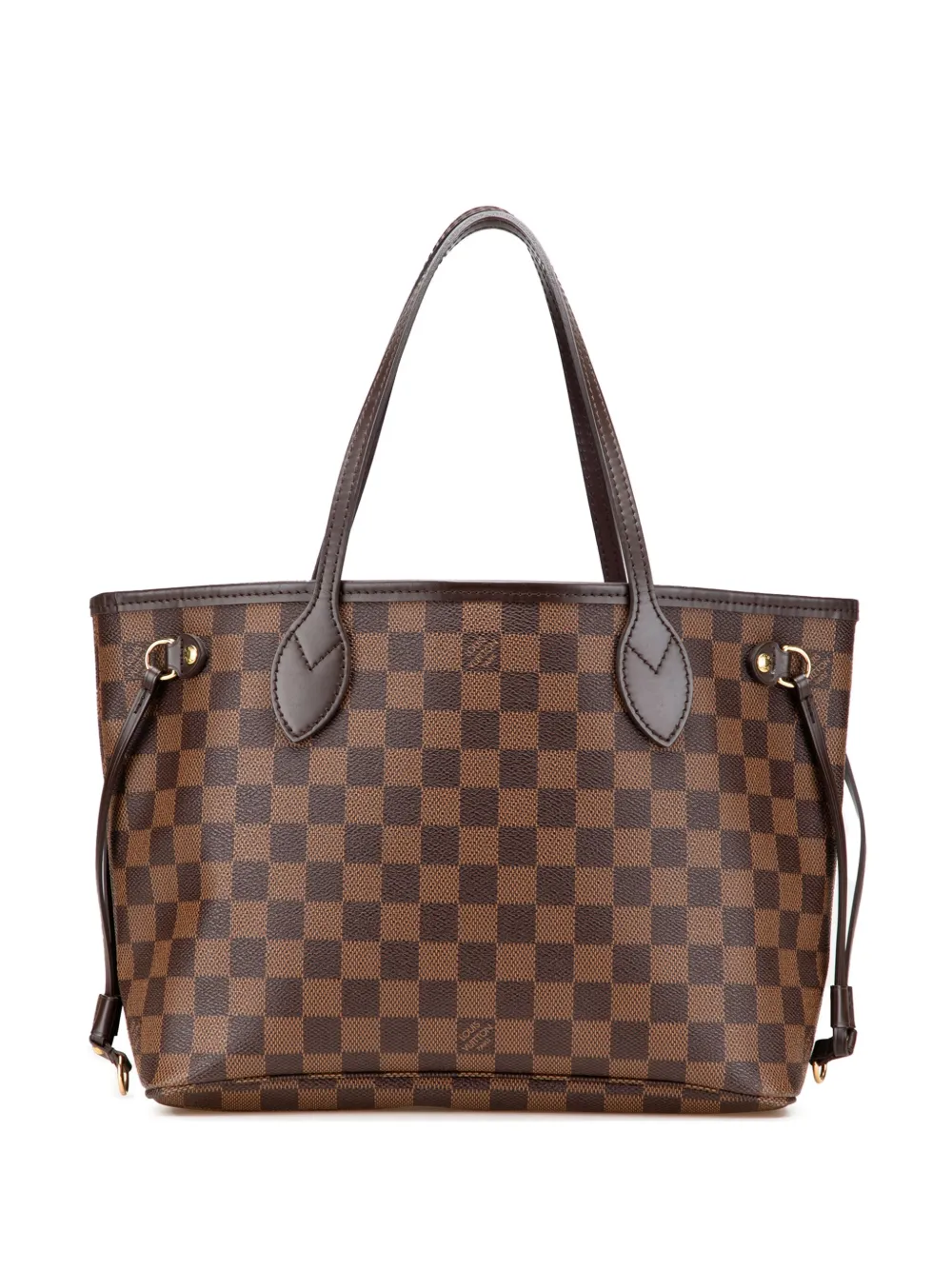 Louis Vuitton Pre-Owned 2014 Damier Ebene Neverfull PM tote bag - ブラウン Louis Vuitton Pre-Owned 2014 Damier Ebene Neverfull PM tote bag - ブラウン