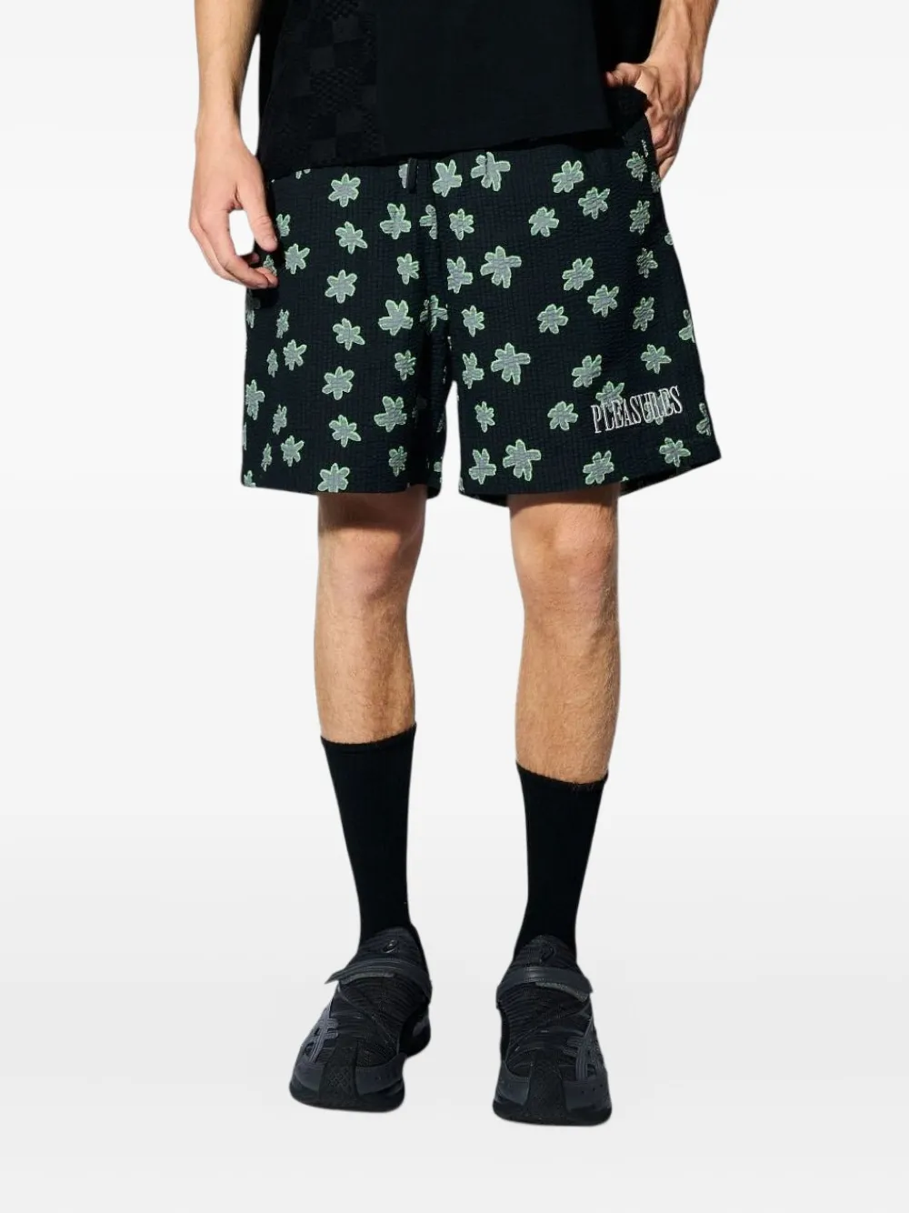 Pleasures floral seersucker deck shorts | Deck Shorts | Image 2