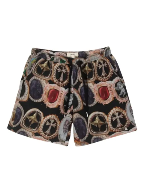 BLDG4 adjustable waist shorts