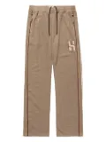 Honor The Gift knit embroidered track pants - Brown