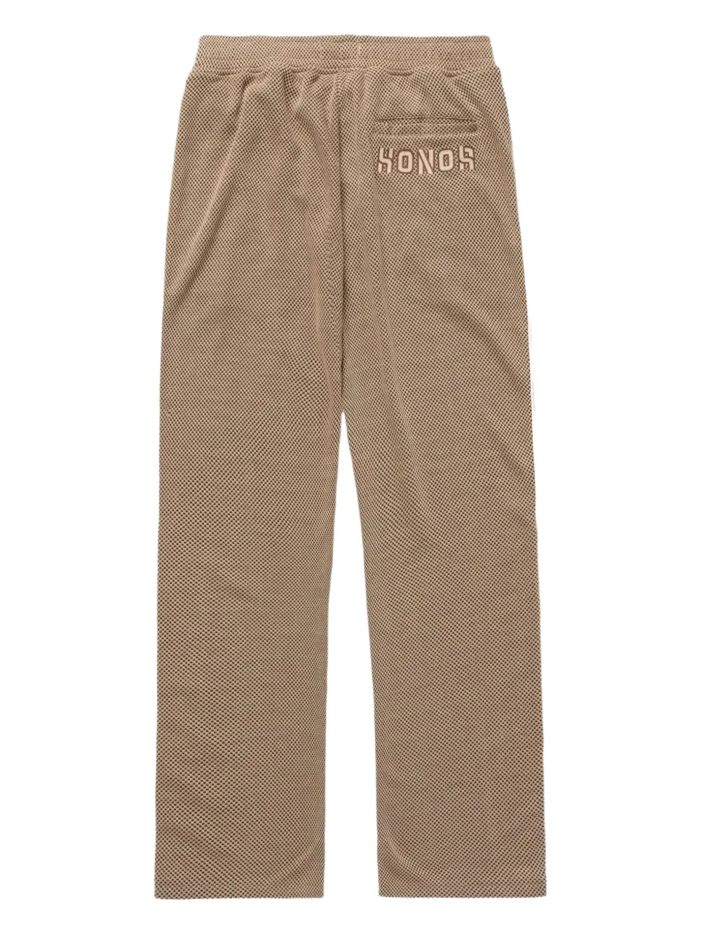 Honor The Gift Gebreide trainingsbroek met borduurwerk Bruin