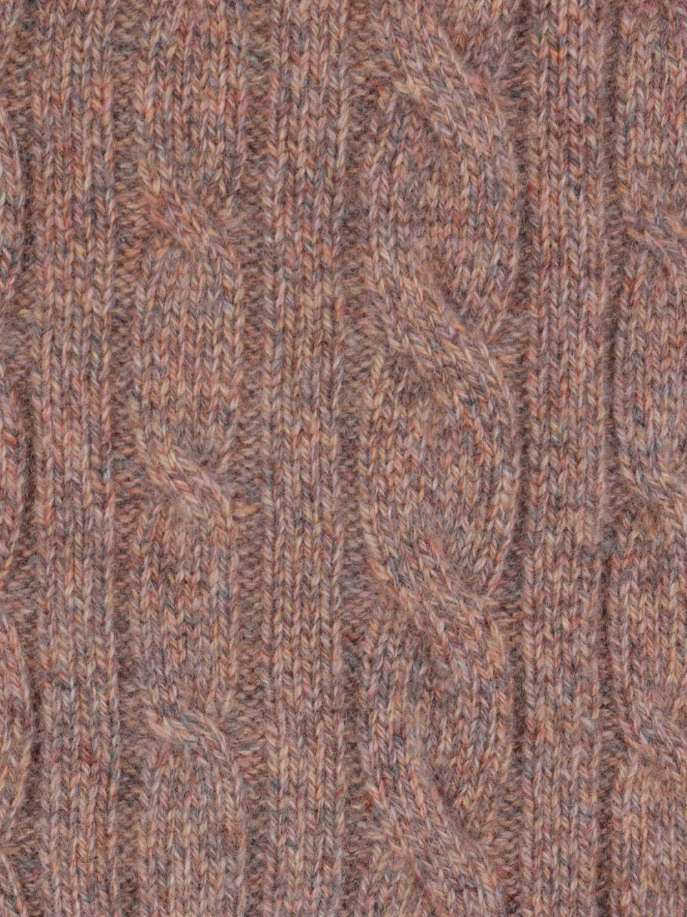 Loro Piana cable-knit cardigan Roze