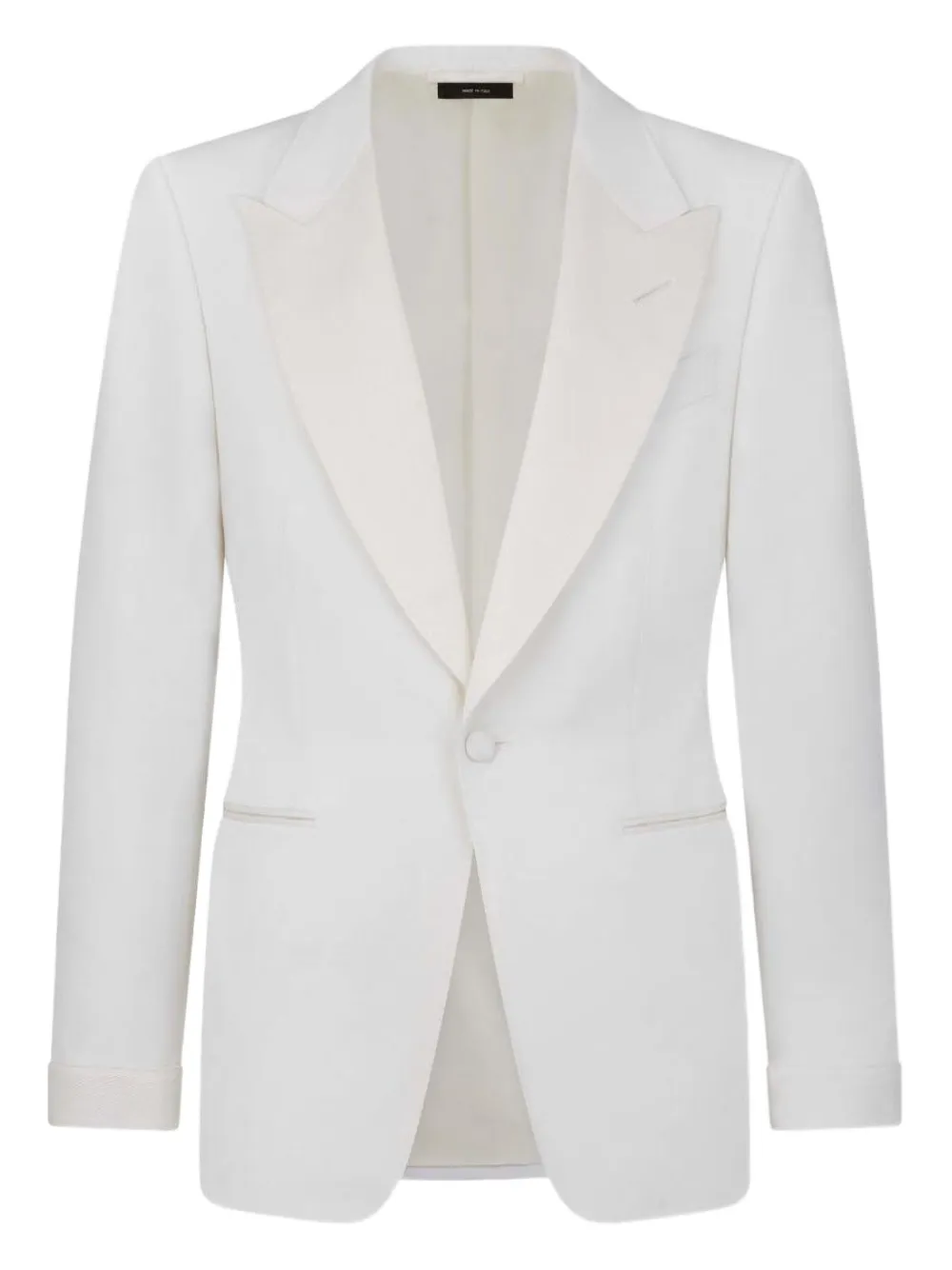 TOM FORD Blazer met puntige revers Wit
