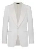 TOM FORD peak-lapels blazer - White