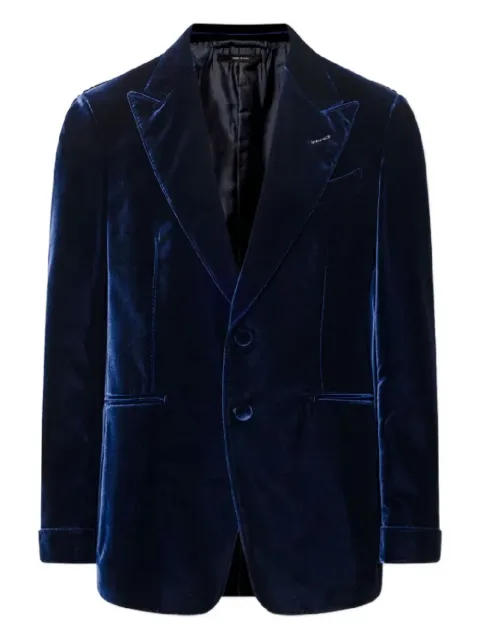 TOM FORD single-breasted velvet jacket