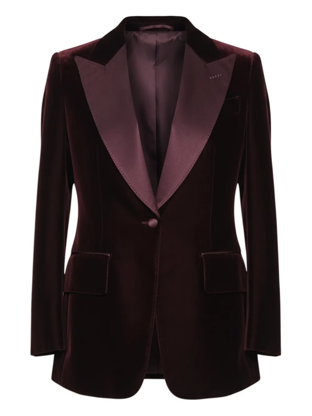 TOM FORD peaked-lapel wool blazer - Viola