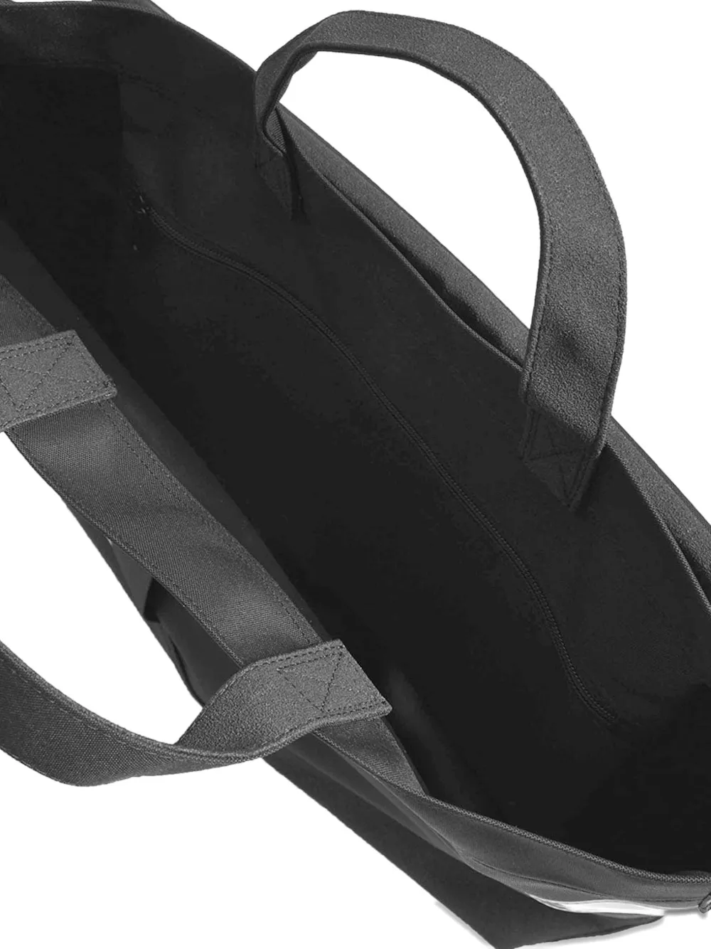 Saint Mxxxxxx Logo-stripe Tote Bag In Black