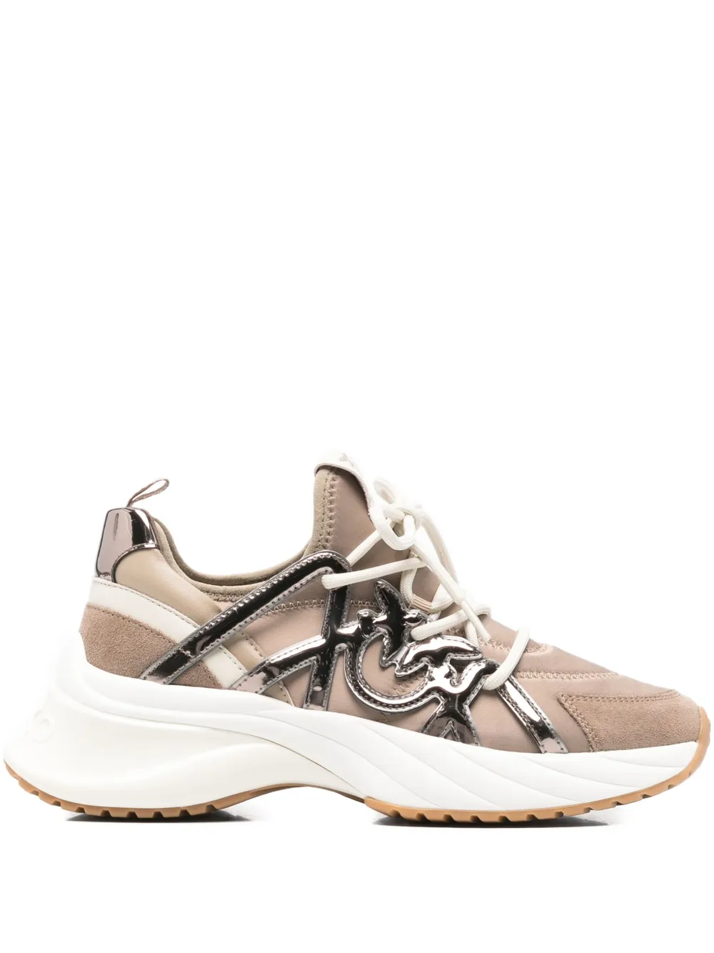 PINKO Sneakers met logo-applicatie Beige