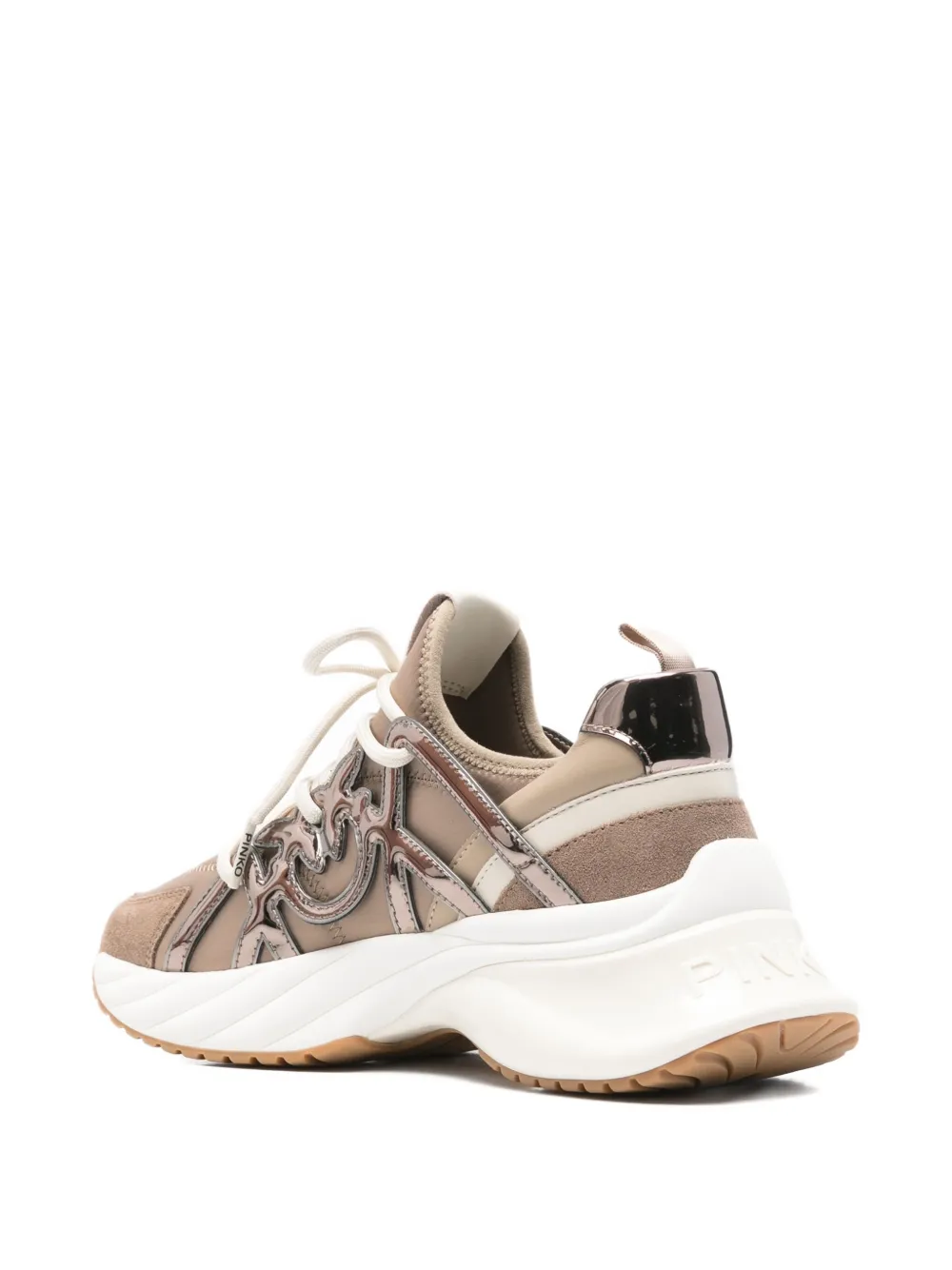 PINKO Sneakers met logo-applicatie Beige