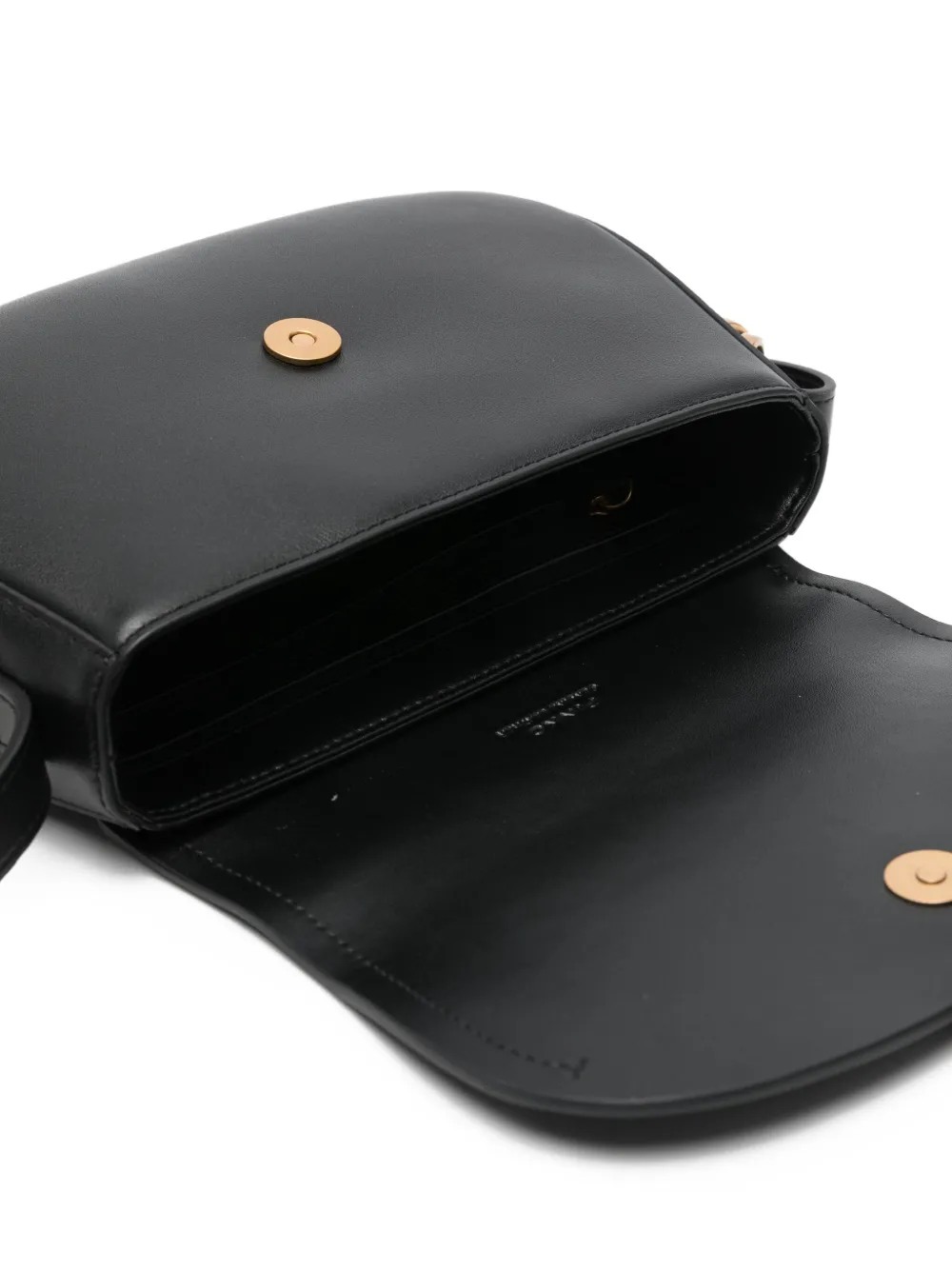 PINKO Leren schoudertas Zwart