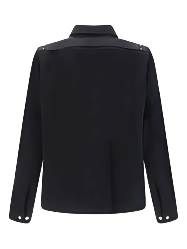 Rick Owens ポインテッドカラー シャツジャケット | ブラック