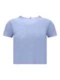 Haikure button-fastening T-shirt - Blue