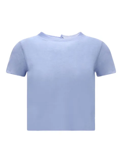 Haikure button-fastening T-shirt