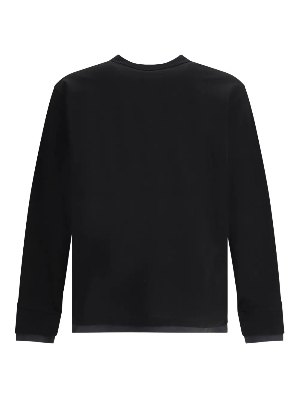 Sacai pocket layered T-shirt - Zwart