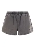 Alexander Wang embroidered-logo running shorts - Grey