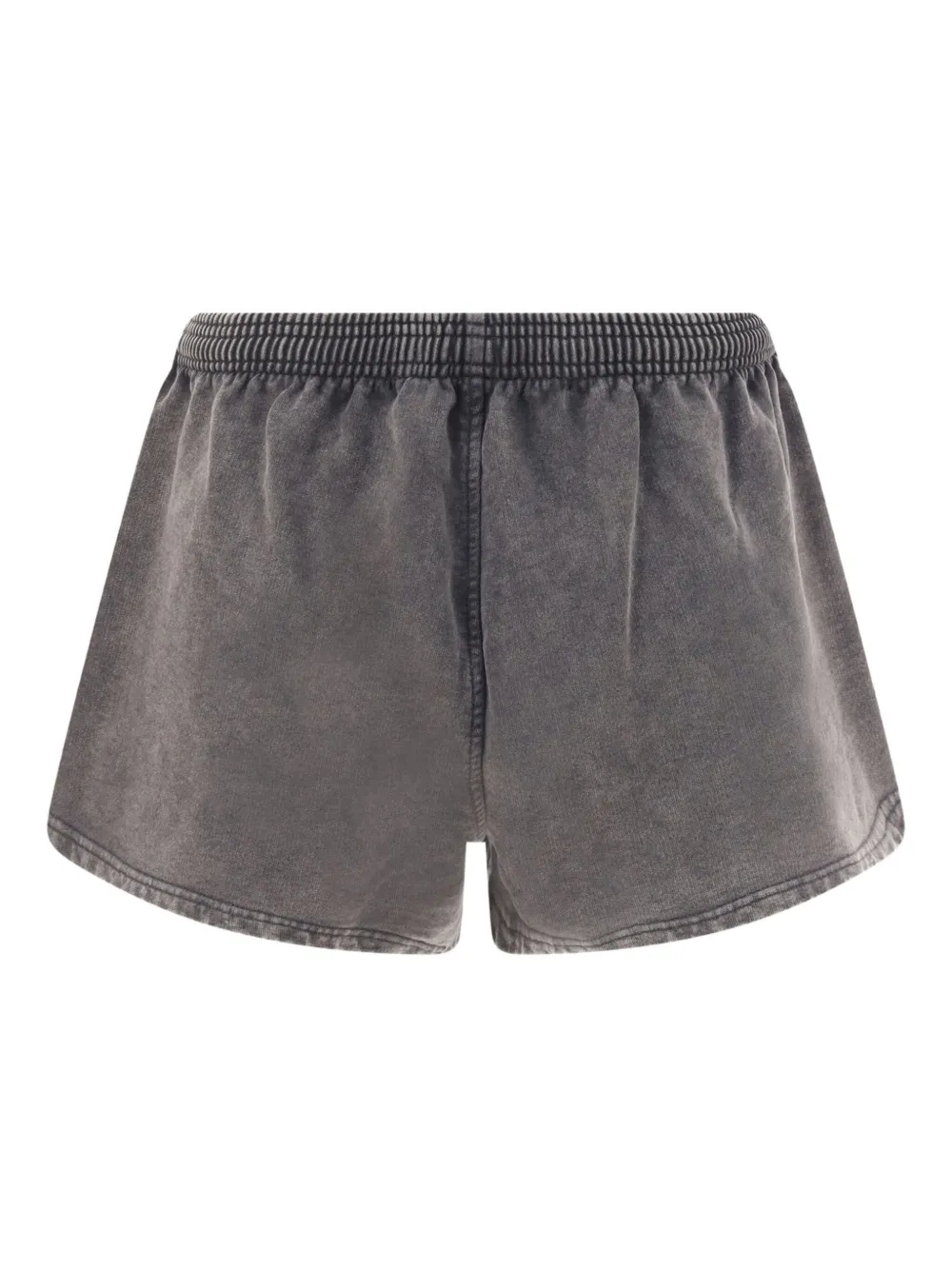 Alexander Wang Hardloopshorts met geborduurd logo Grijs