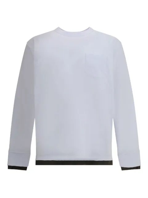 sacai T-shirt a maniche lunghe con taschino