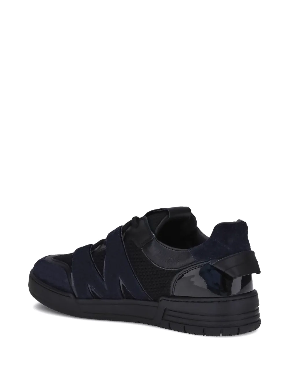 Moschino logo-detail mesh sneakers Black