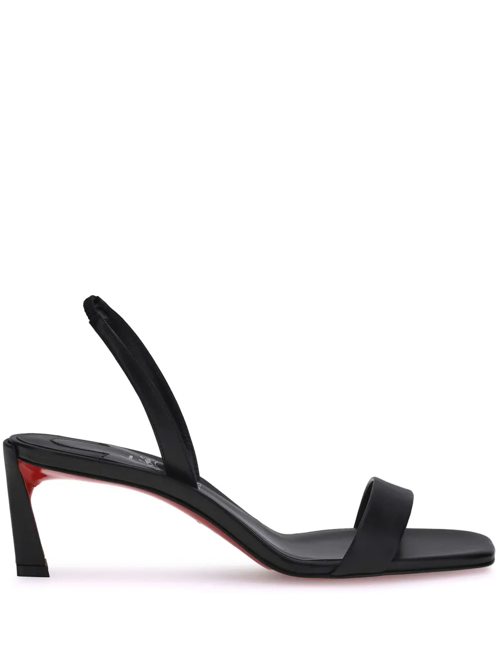 Christian Louboutin 55mm slingback leather sandals | Black | Image 1