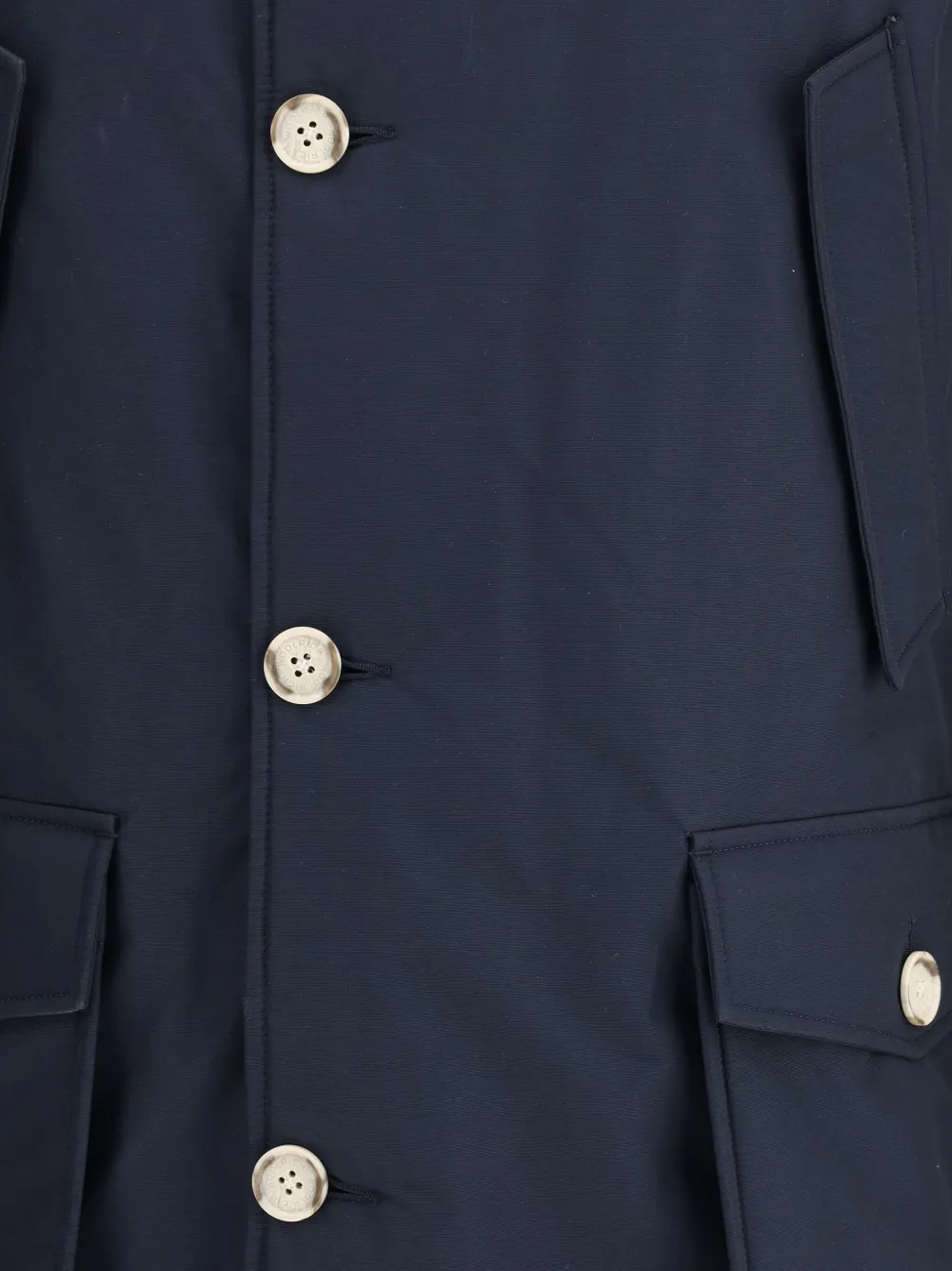 Woolrich Artic parka met capuchon en knoopsluiting Blauw
