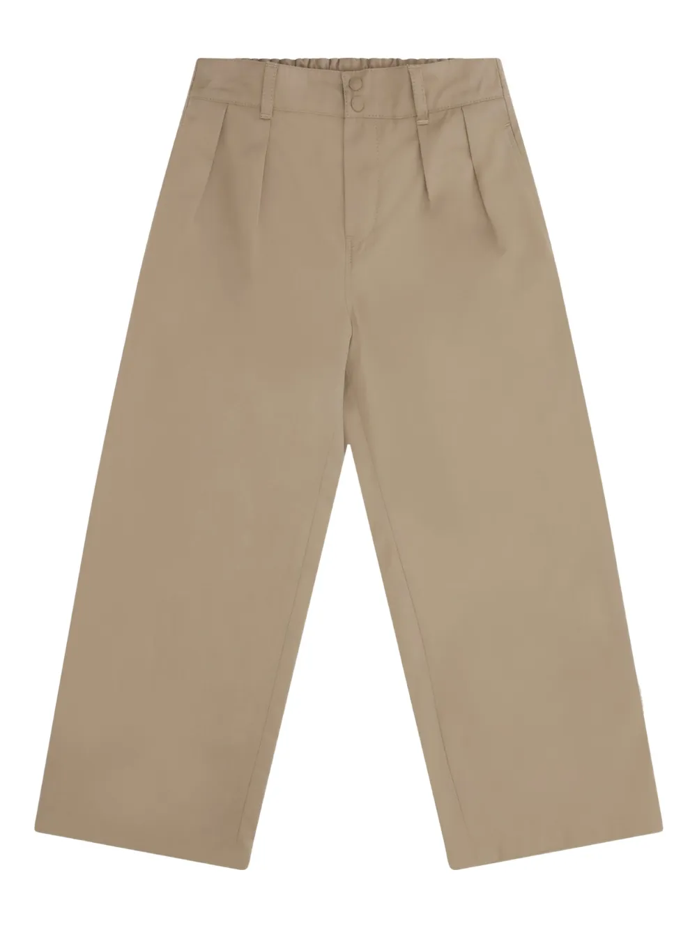 Gucci Kids Broek met geplooide zak Beige