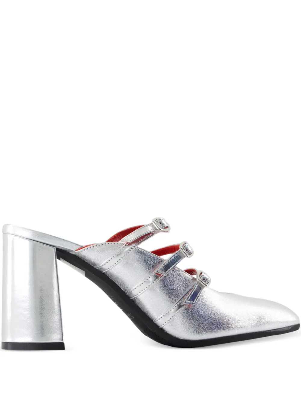 Carel Paris 85mm Fatale buckle-detail pumps Silver