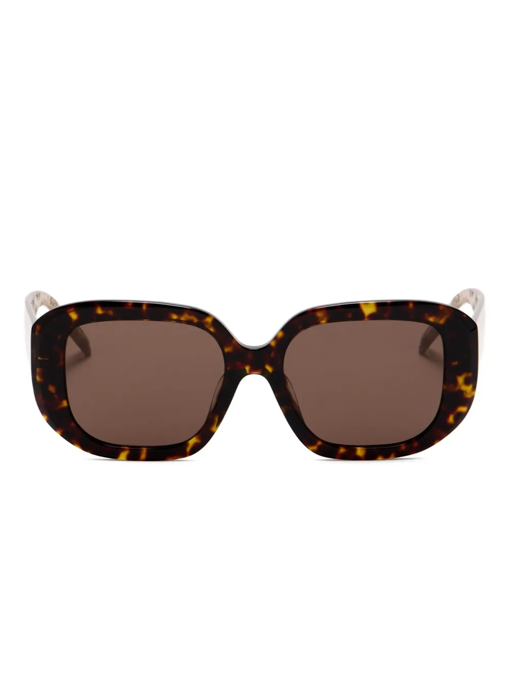 Tory Burch トータスシェル スクエアサングラス - ブラウン Tory Burch トータスシェル スクエアサングラス - ブラウン