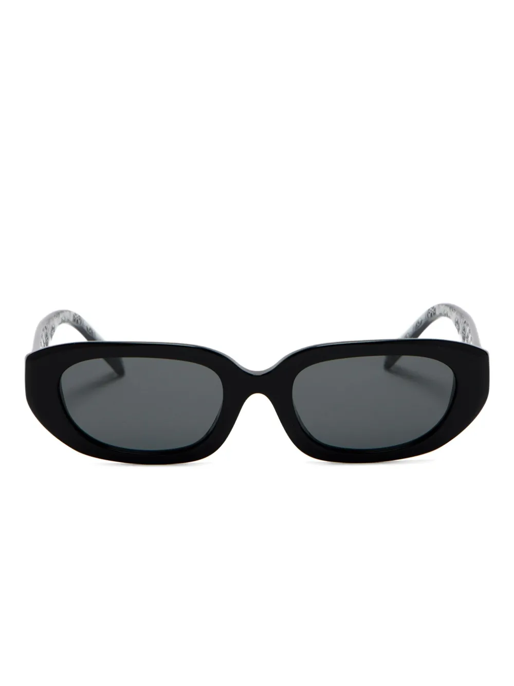 Tory Burch オーバルフレーム サングラス - ブラック Tory Burch オーバルフレーム サングラス - ブラック