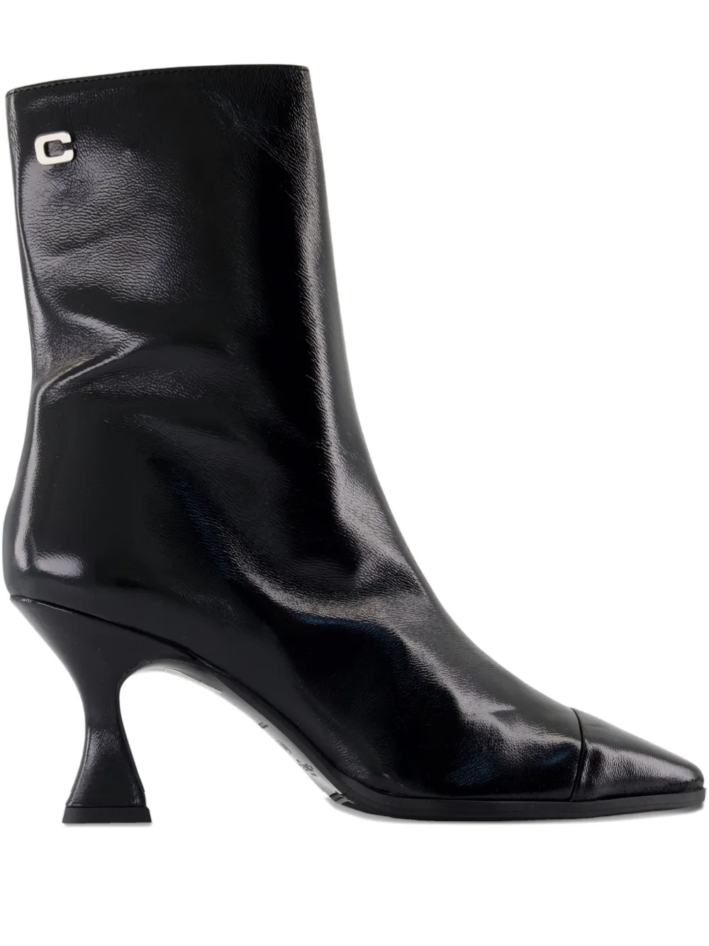 Carel Paris cap-toe leather boots Black