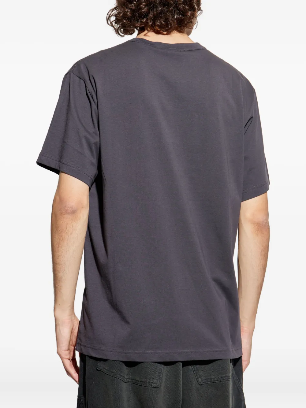 Versace Jeans Couture T-shirt met logoprint Paars